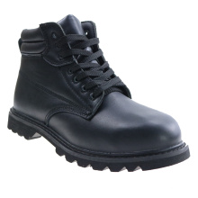 Men Genuine Leather  Steel Toe  Brand Safety Shoes and oil resistant anti slip